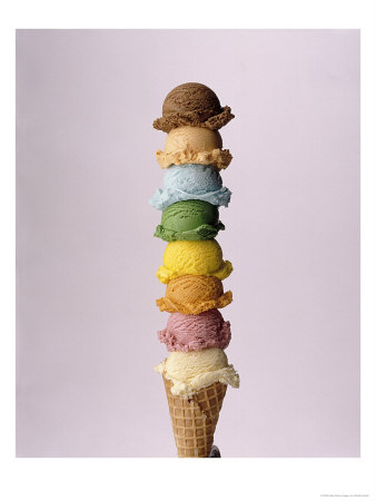 pictures of ice cream flavors